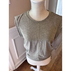 Papermoon Women's Size Large Short Sleeved  shirt green NWT